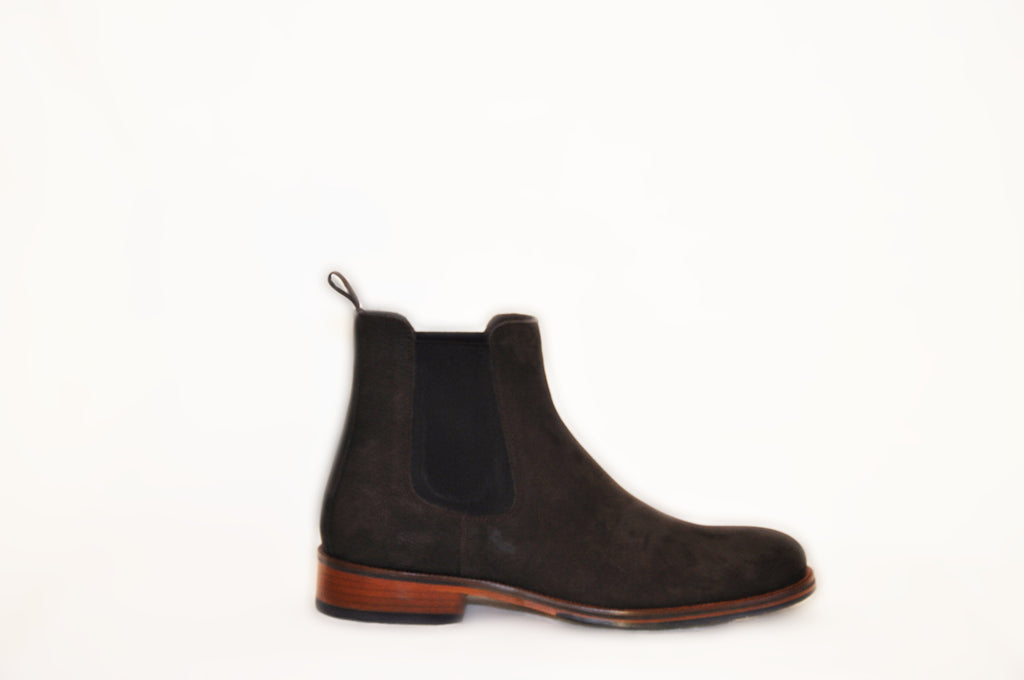 Brown Suede Chelsea Boots