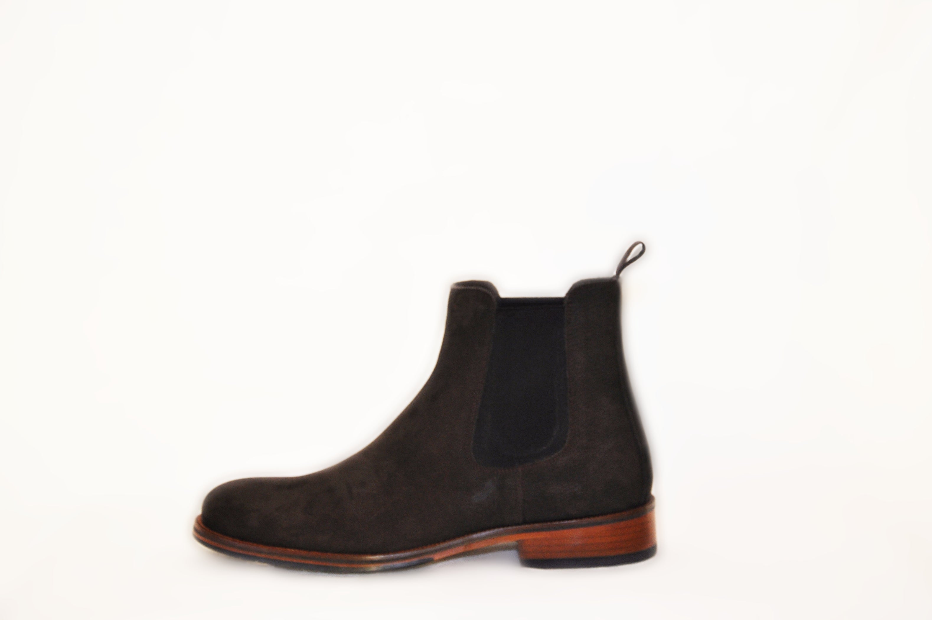 Brown Suede Chelsea Boots