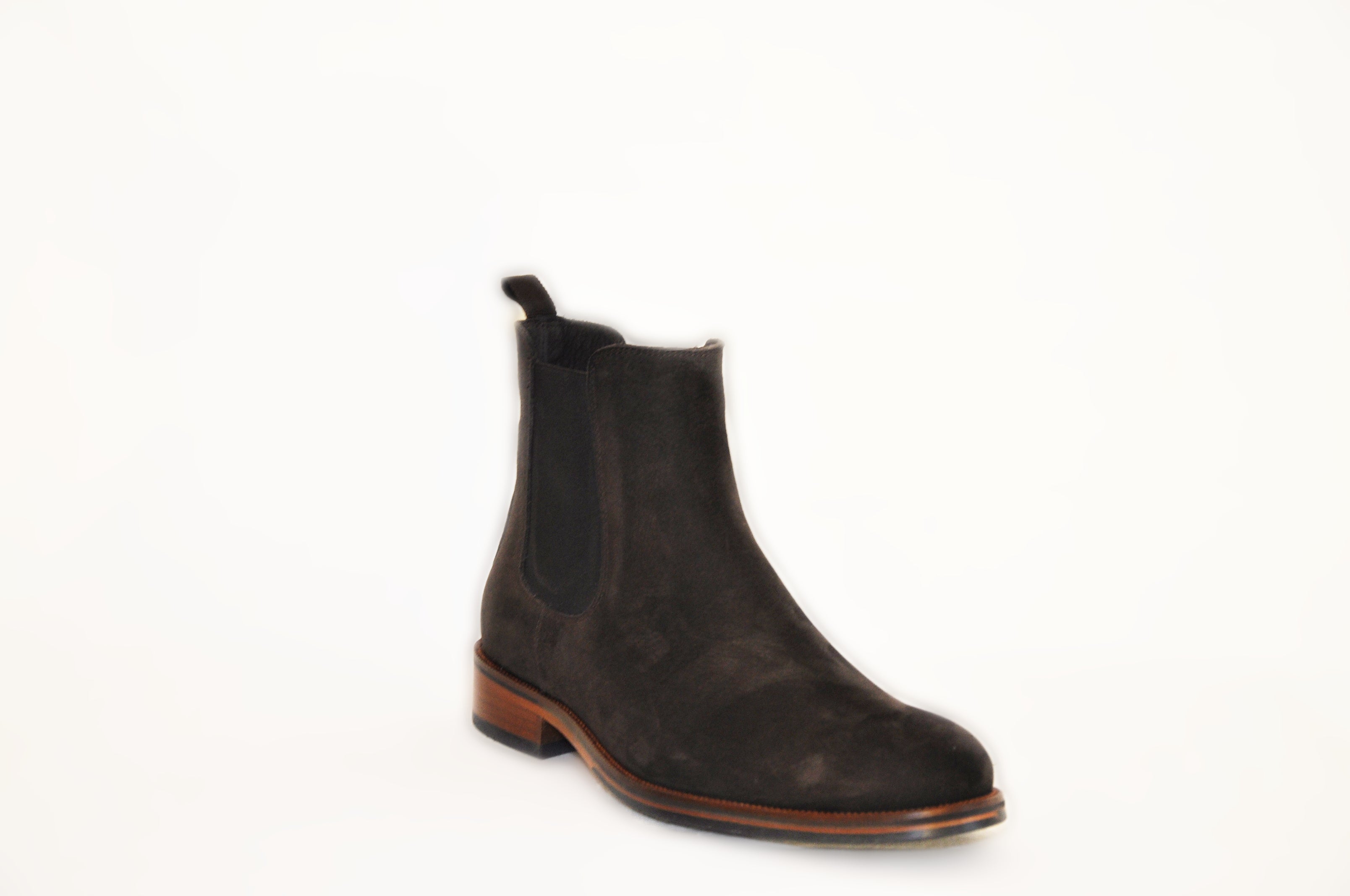 Brown Suede Chelsea Boots