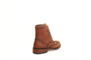 Brown Leather Man Boots