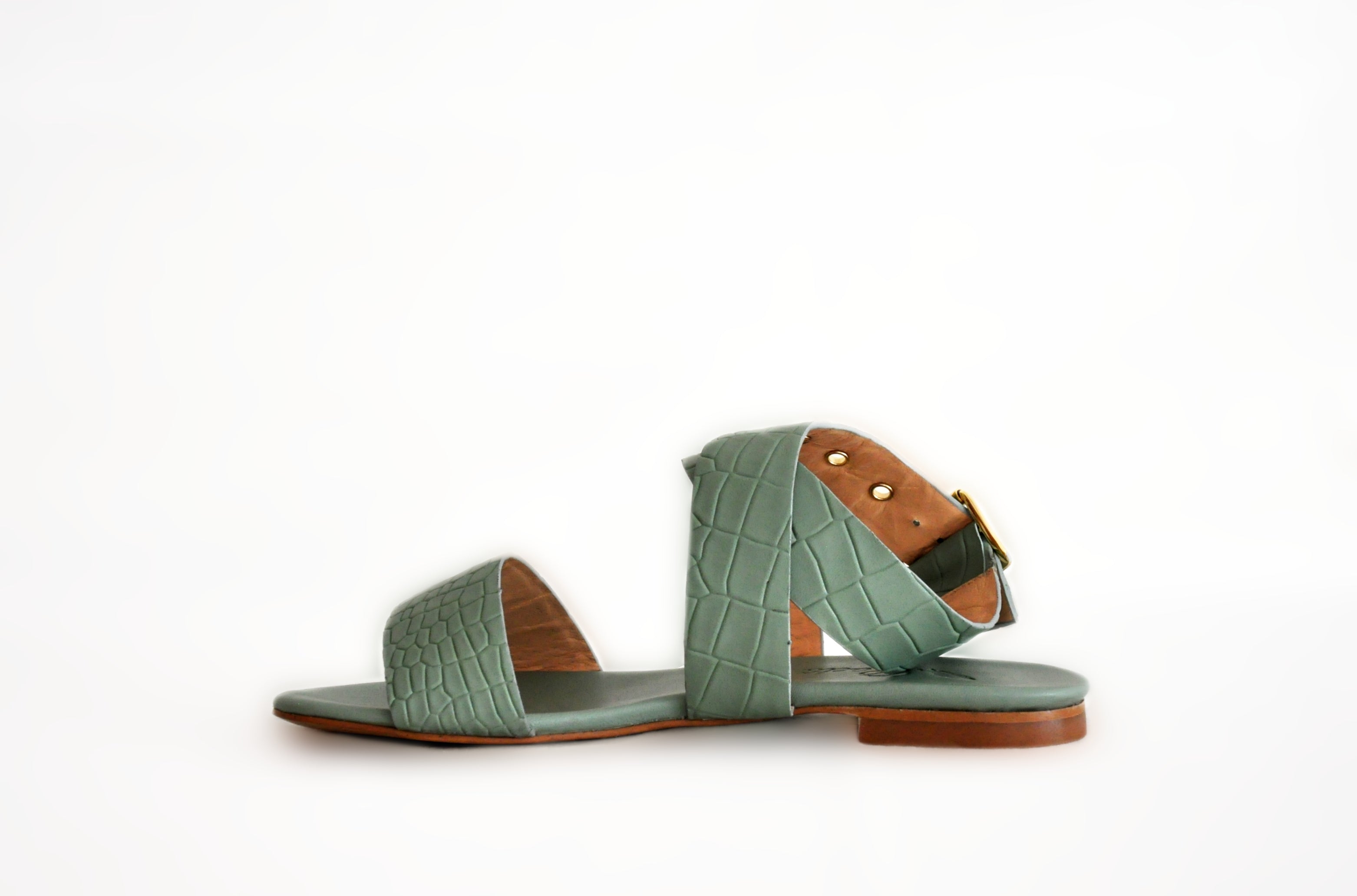 Sage Croc Gladiator Sandal