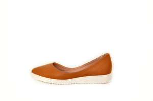 Cognac Wedge Loafer