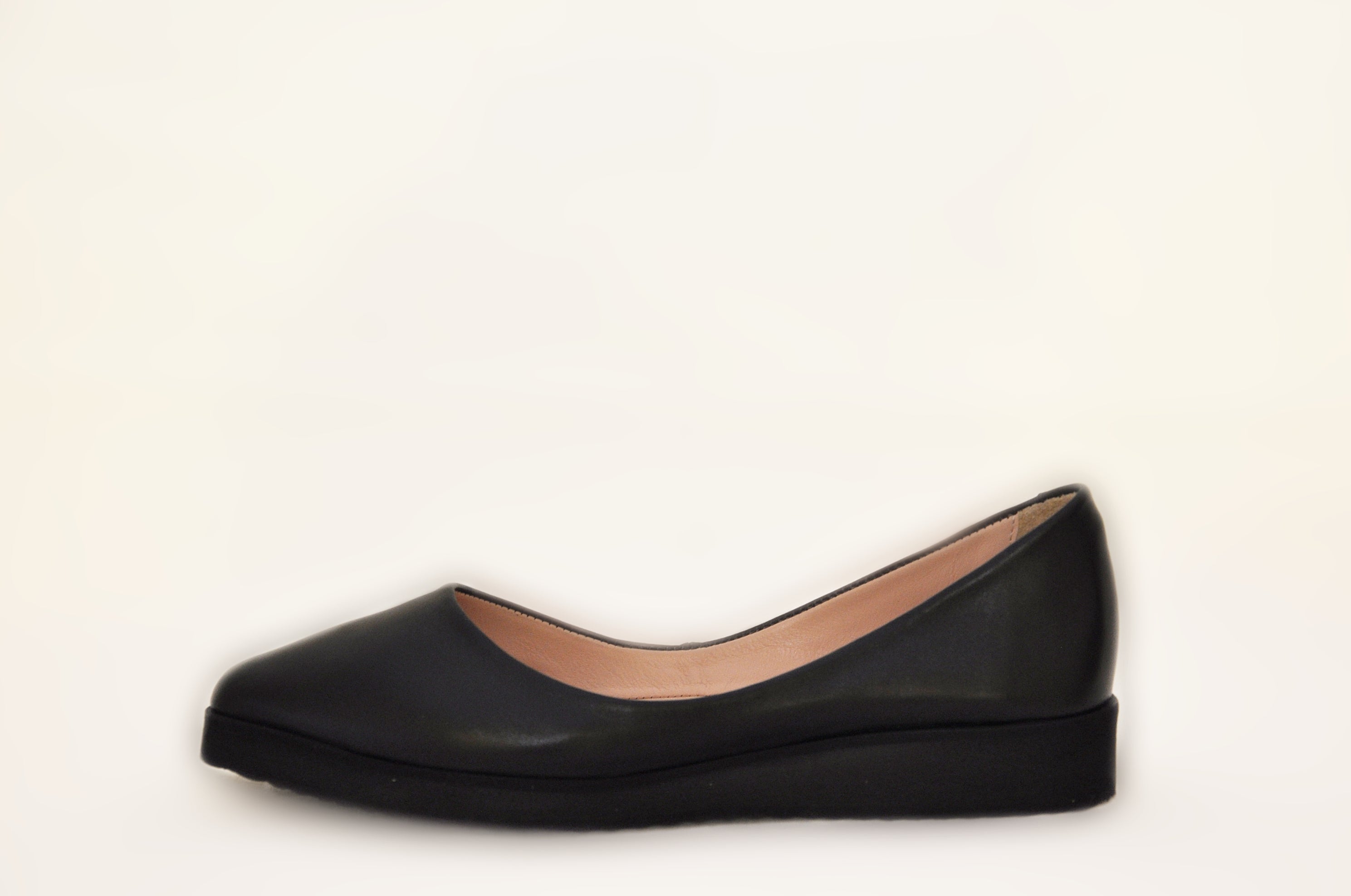Black Wedge Loafer