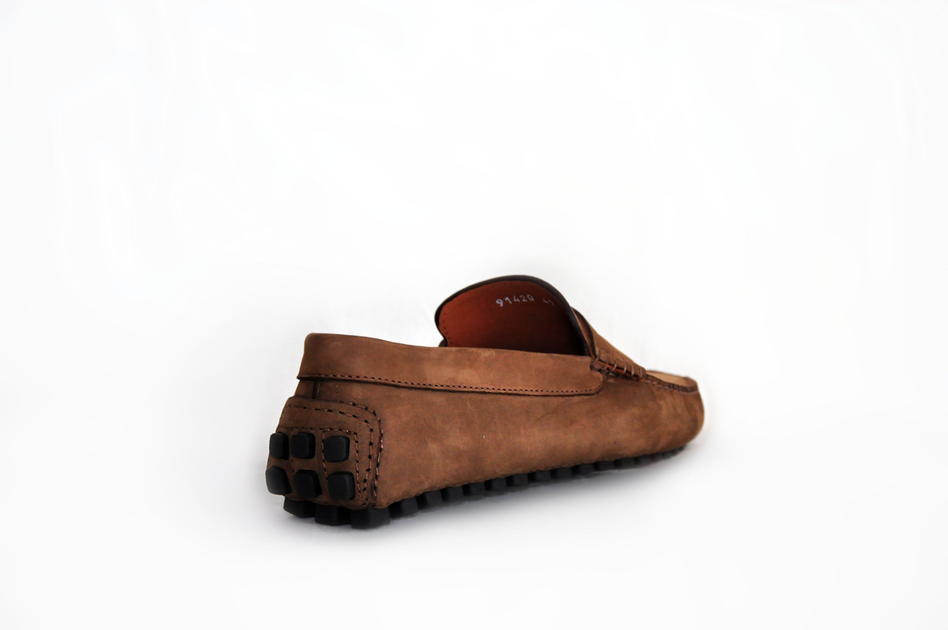 Brown Suede Man Penny Loafer