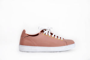 Pink Leather Sneaker