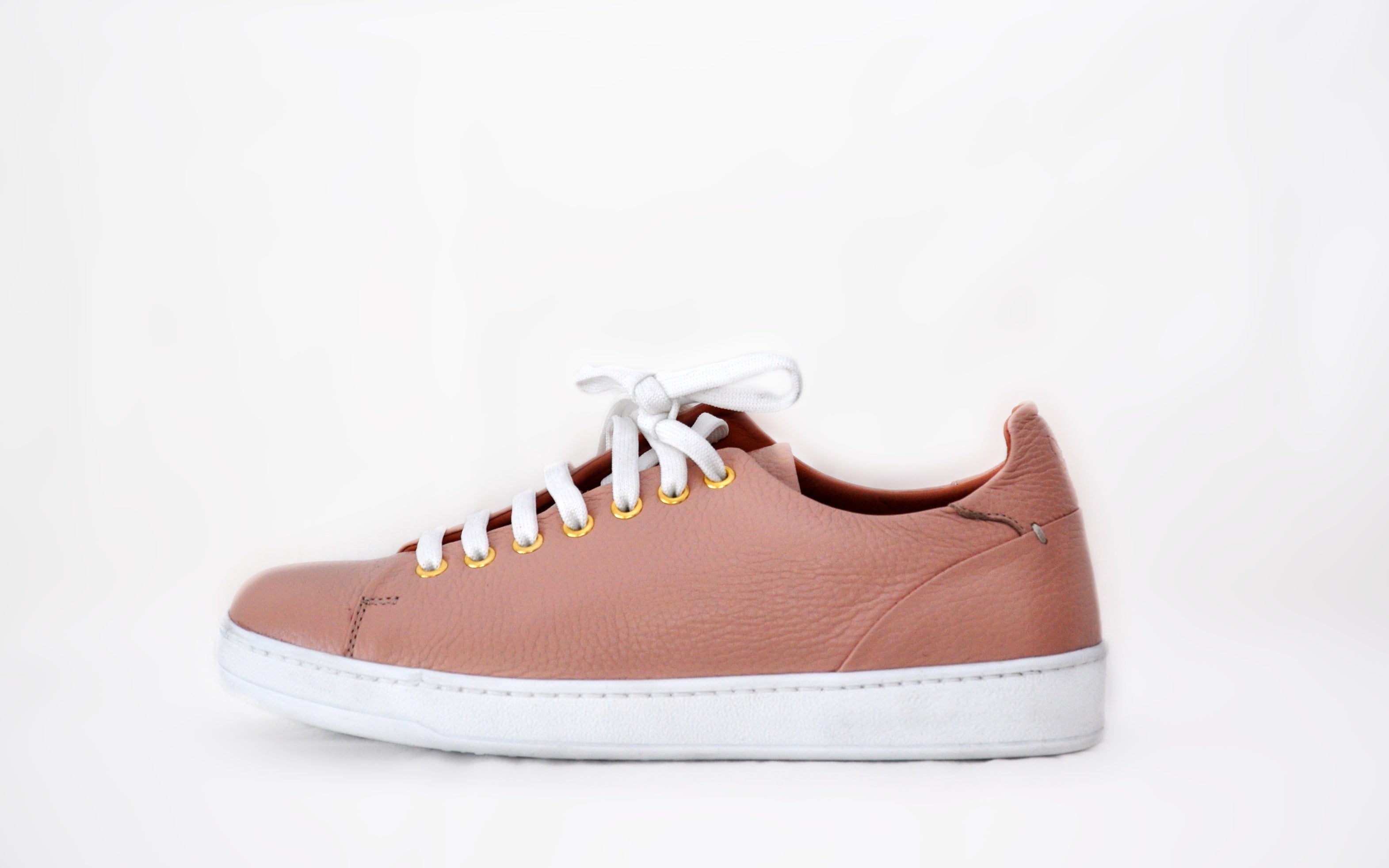 Pink Leather Sneaker