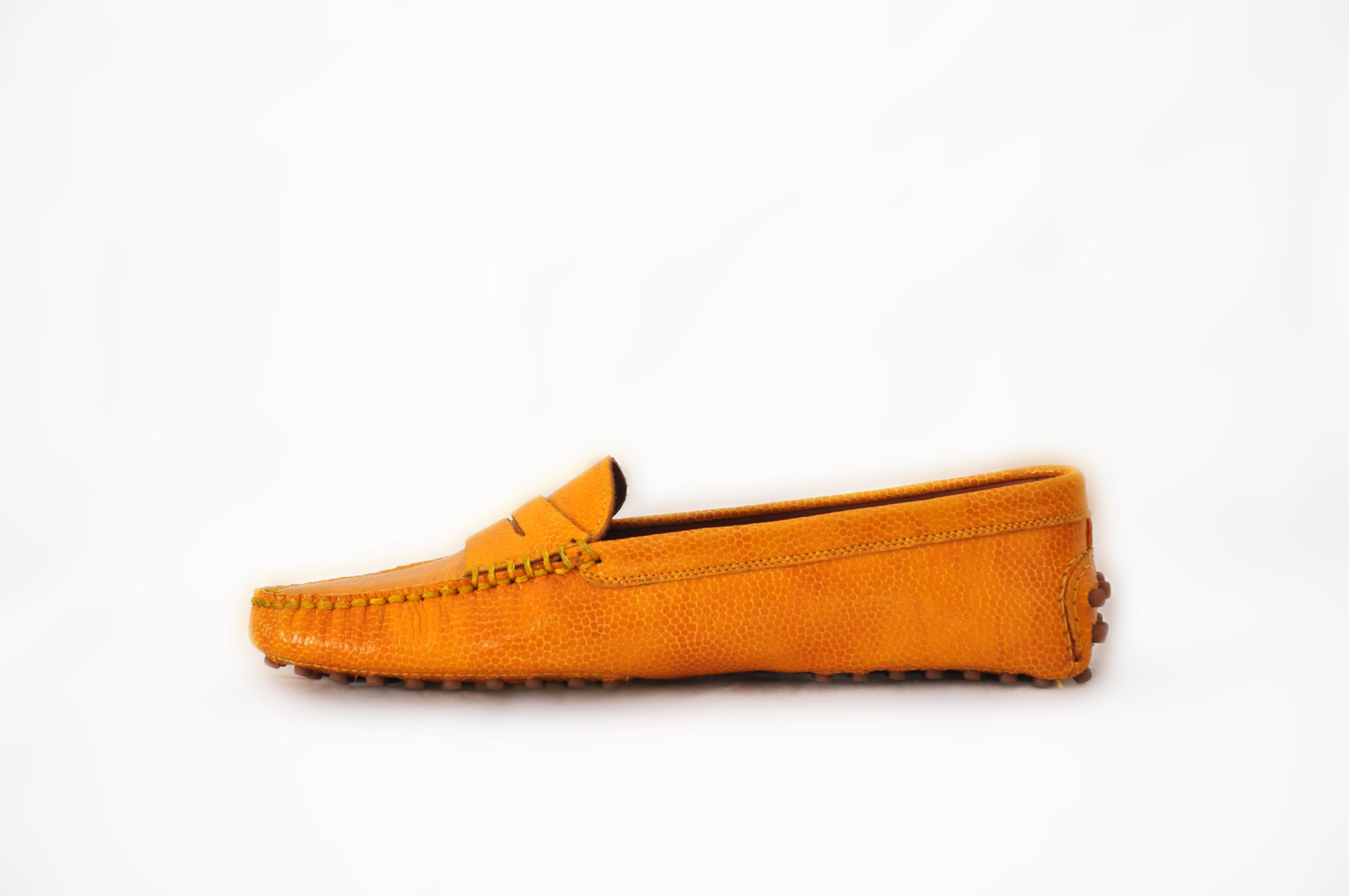 Mandarin Leather Penny Loafers