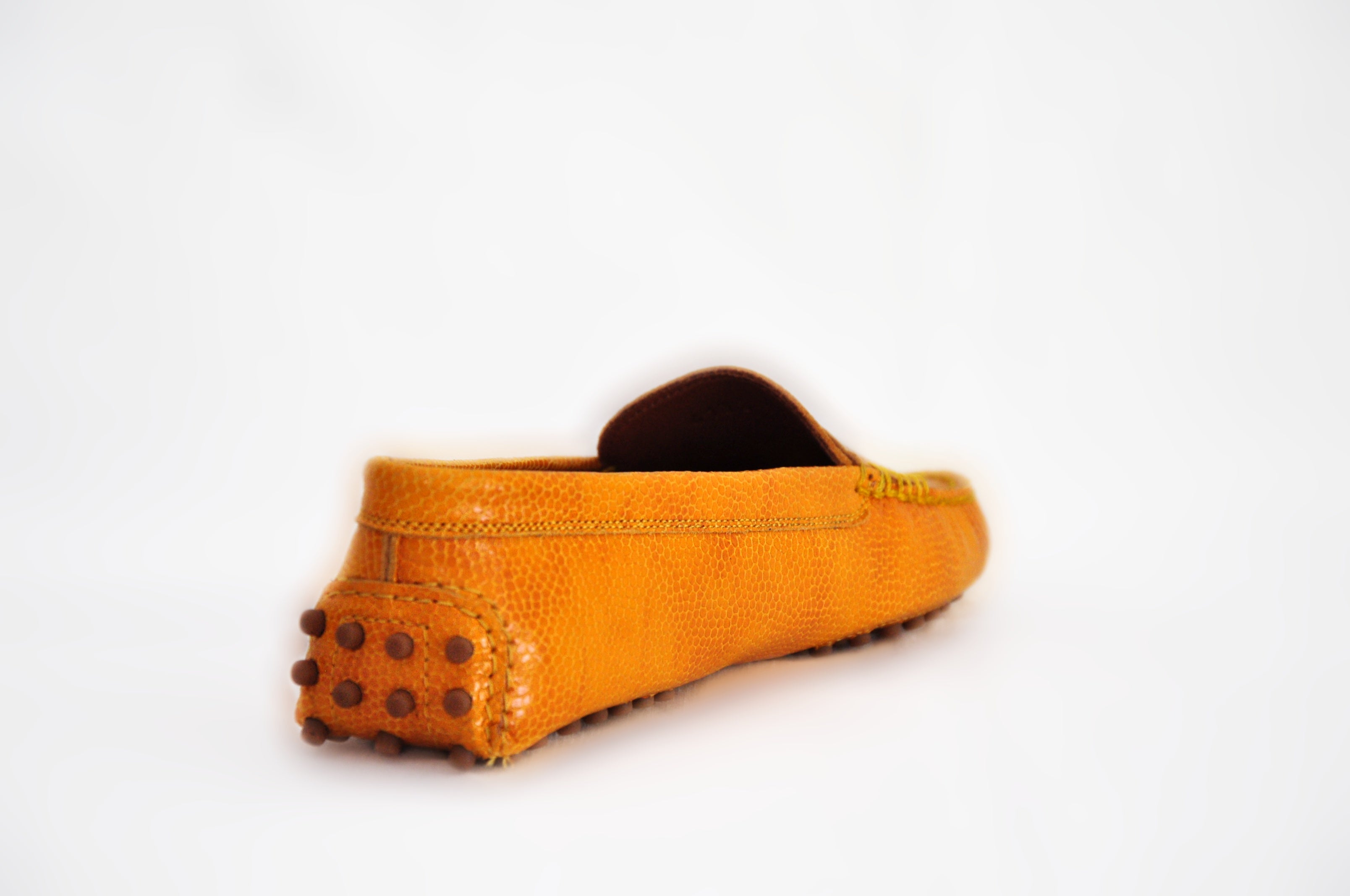 Mandarin Leather Penny Loafers